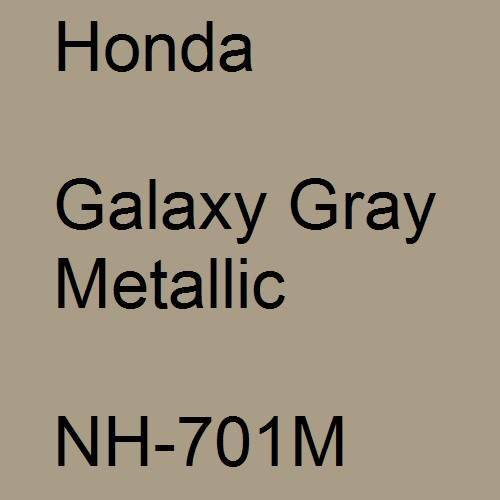 Honda, Galaxy Gray Metallic, NH-701M.